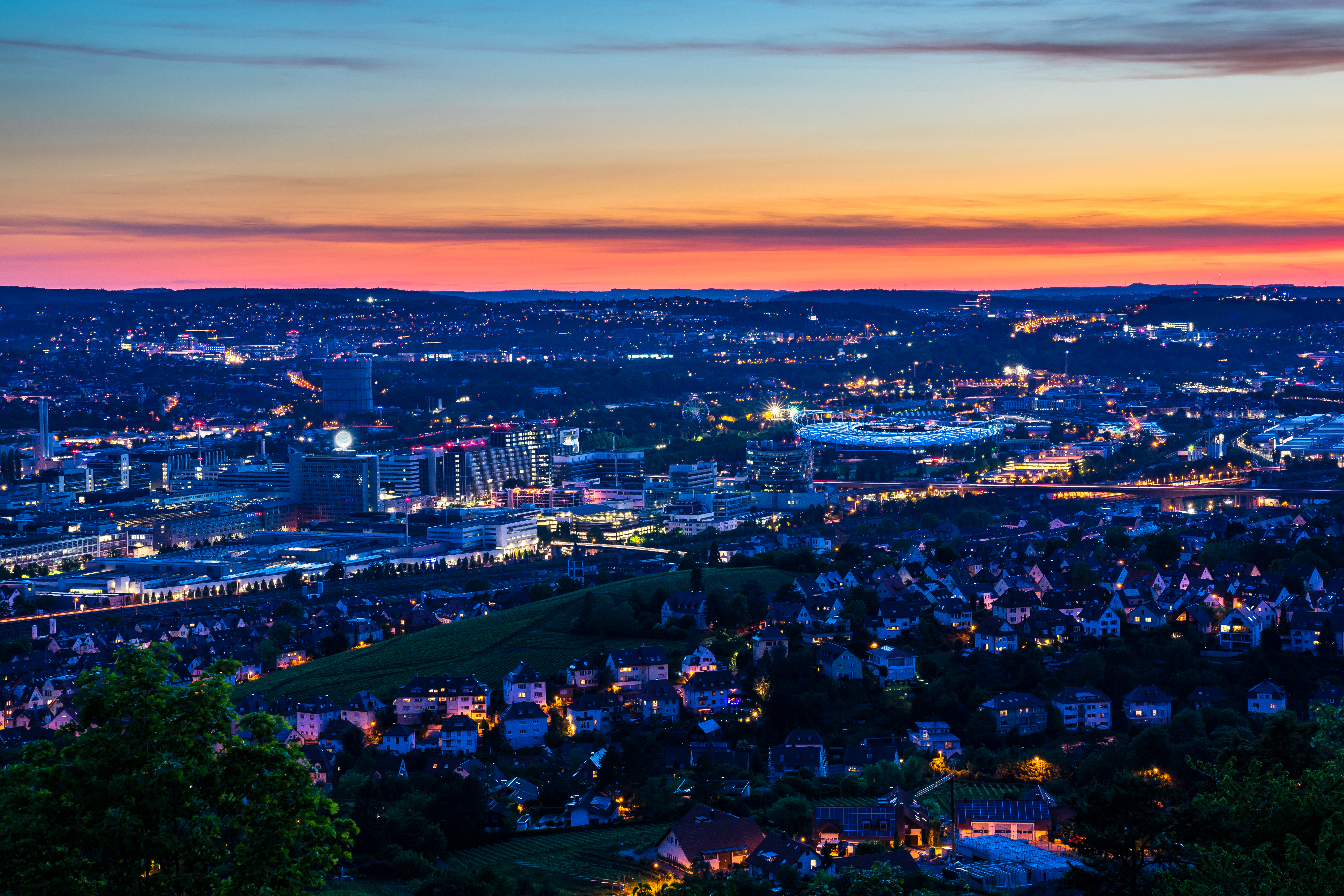 Bad Cannstadt bei Nacht
