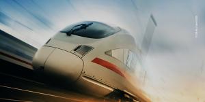 Bild eines schnellen ICE